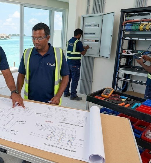 Structured cabling installation